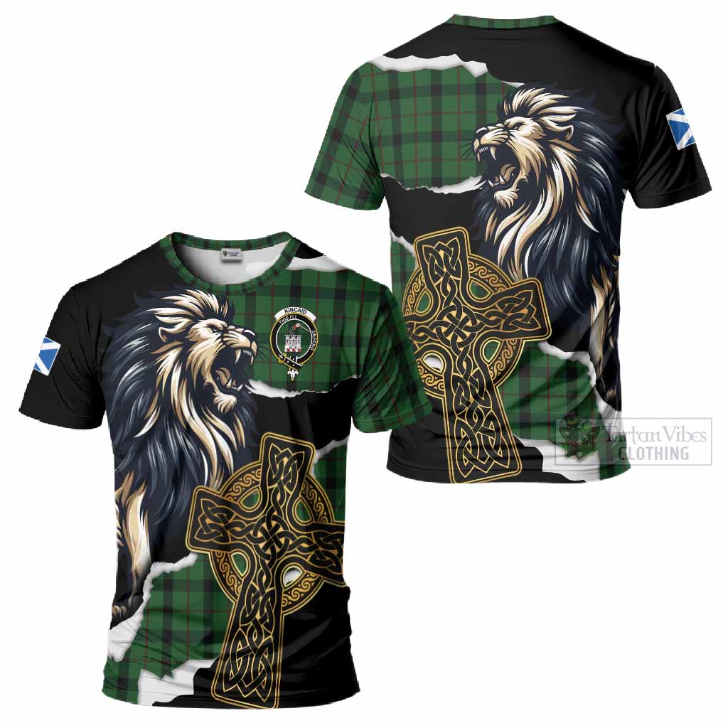 Kincaid Tartan Scottish T-Shirt Lion Celtic Heritage