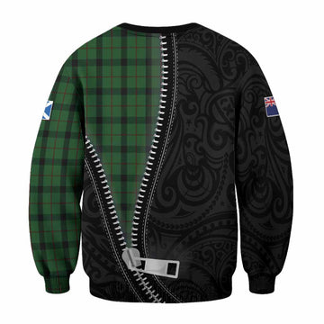Kincaid Tartan Sweatshirt New Zealand Pattern Unique Zipper Stylized