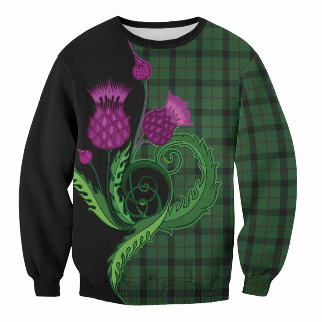 Kincaid Tartan Sweatshirt Traditional Scottish Thistle