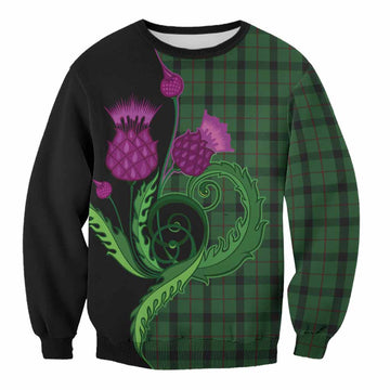 Kincaid Tartan Sweatshirt Traditional Scottish Thistle