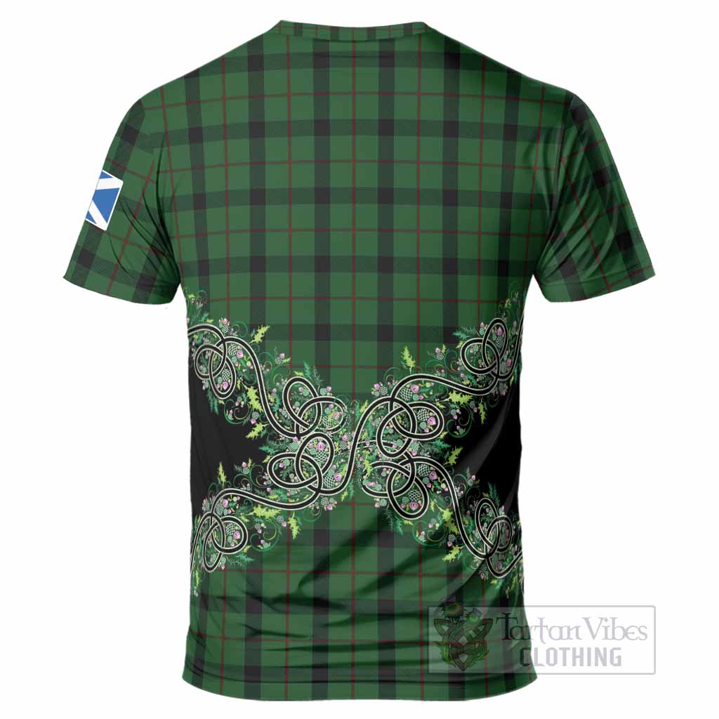 Kincaid Tartan T-Shirt Thistle Scottish Spirit