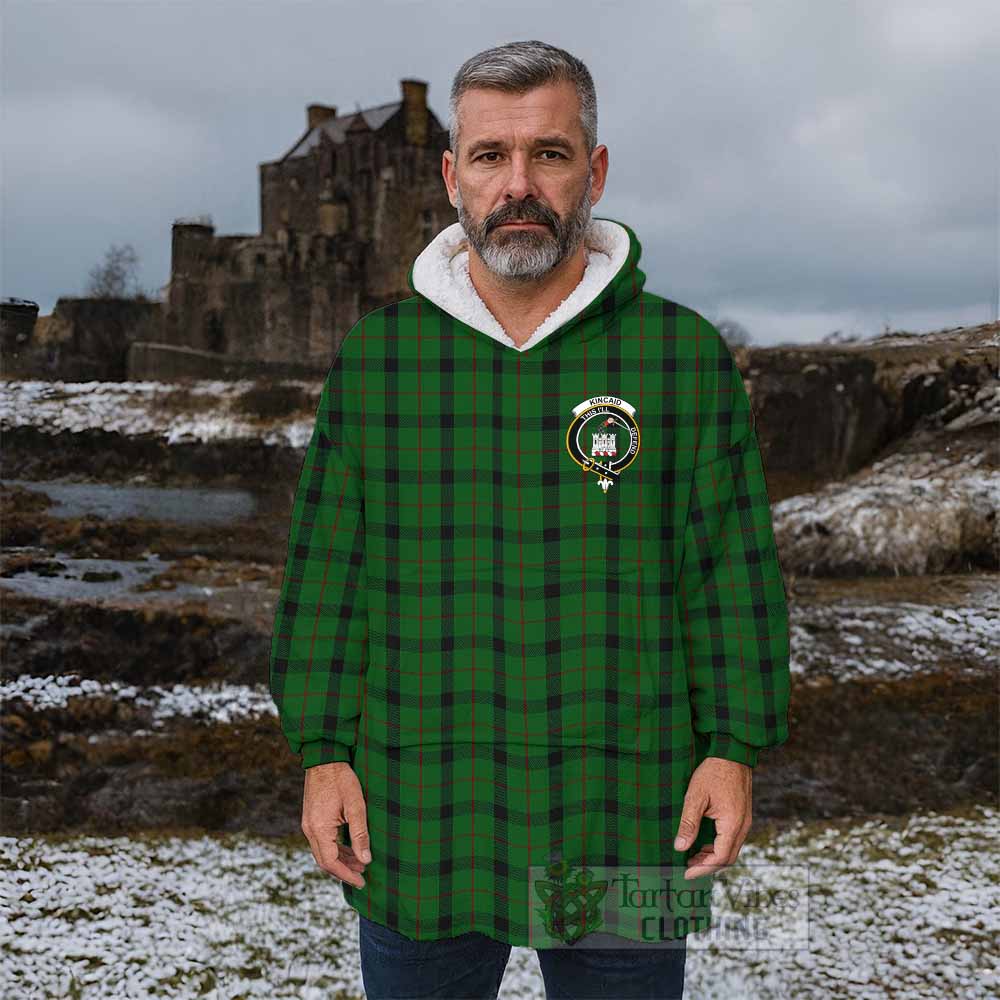 Kincaid Tartan Wearable Blanket with Family Crest - Tartan Vibes Clothing