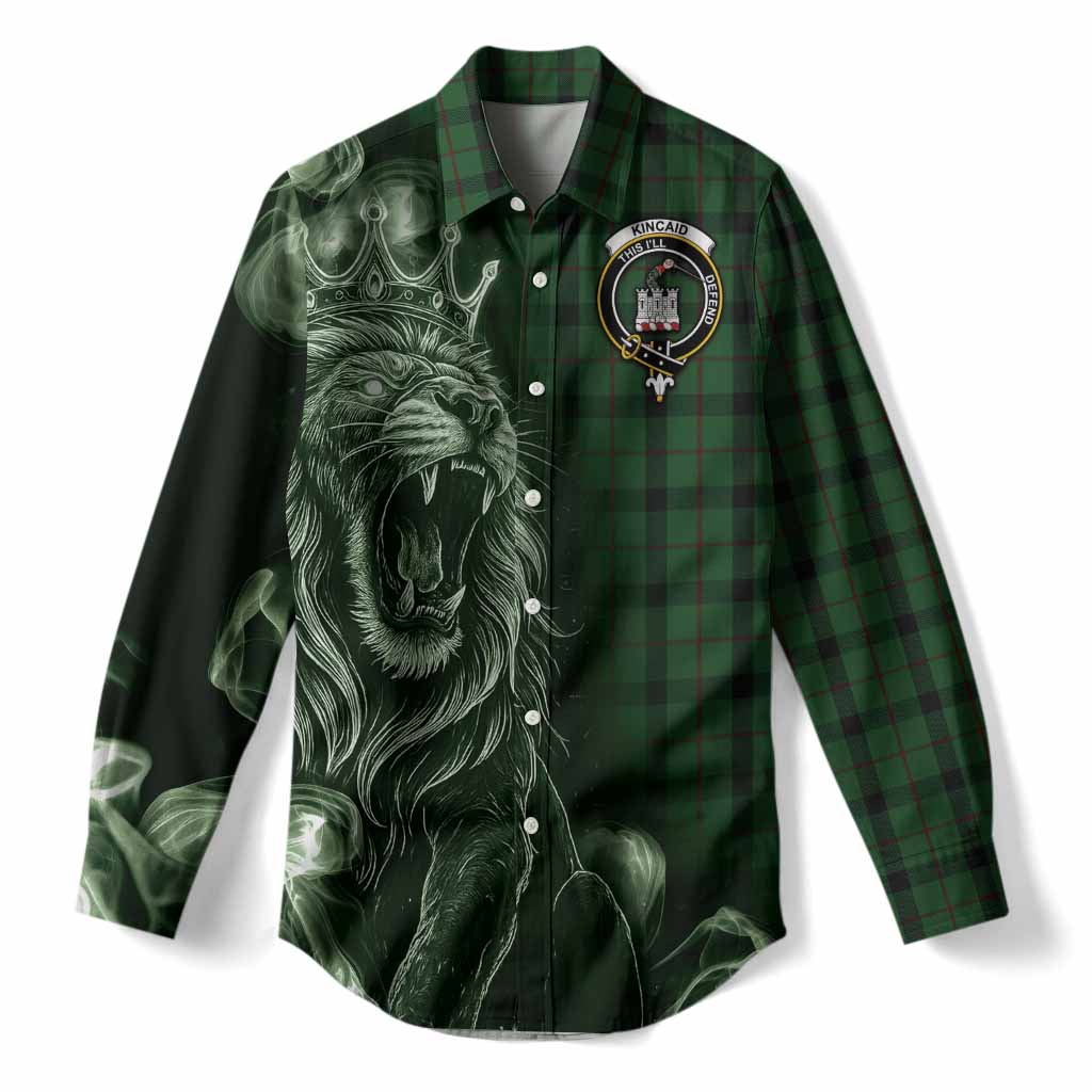Kincaid Tartan Women Casual Shirt Roaring Lion Heritage