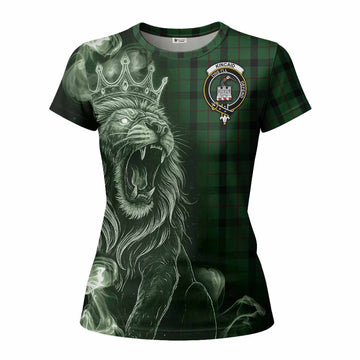 Kincaid Tartan Women T shirt Roaring Lion Heritage