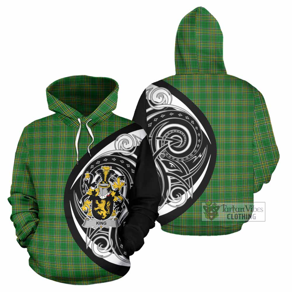 King Irish Clan Hoodie Celtic Circle Style - Tartan Vibes Clothing