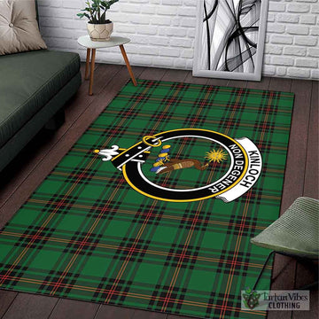 Kinloch Tartan Area Rug with Family Crest L 59*86 inch (150x220 cm) - Tartan Vibes Clothing