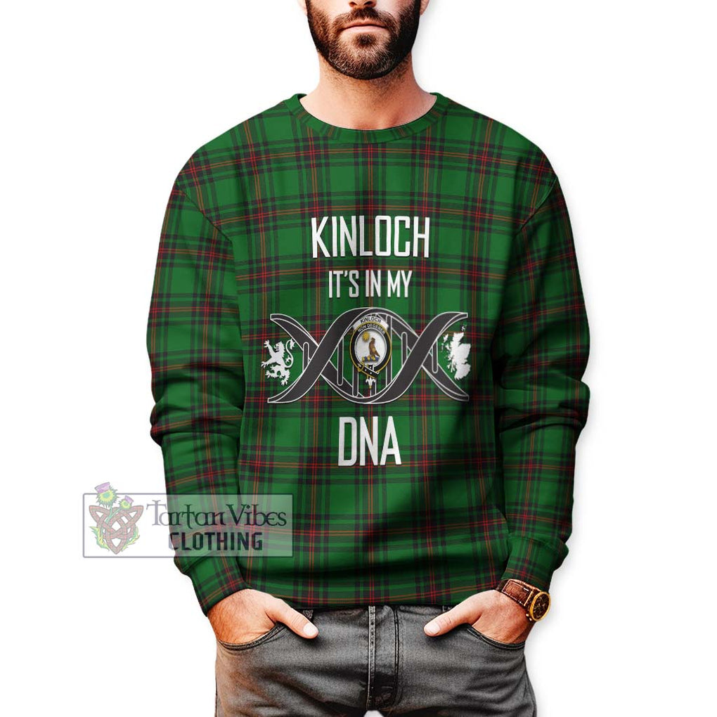 Kinloch Tartan Sweatshirt with Family Crest DNA In Me Style Unisex - Tartan Vibes Clothing