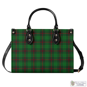 Kinloch Tartan Luxury Leather Handbags L - Tartan Vibes Clothing
