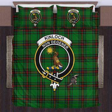 Kinloch Tartan Bedding Set with Family Crest