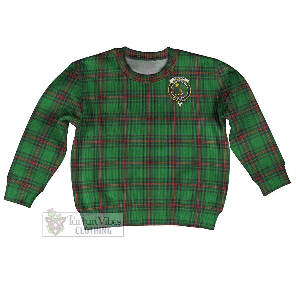 Kinloch Tartan Kid Ugly Sweater with Family Crest Kid - Tartan Vibes Clothing