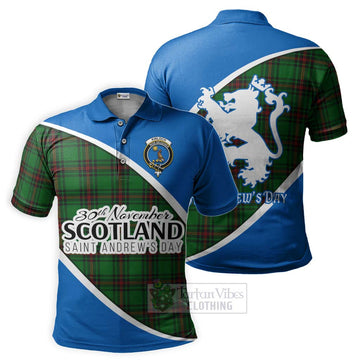 Kinloch Family Crest Tartan Polo Shirt Celebrate Saint Andrew's Day in Style Kid - Tartan Vibes Clothing