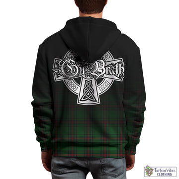 Kinloch Tartan Hoodie Featuring Alba Gu Brath Family Crest Celtic Inspired