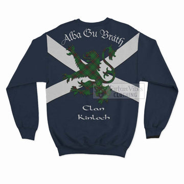 Kinloch Tartan Lion Rampant Sweatshirt Proudly Display Your Heritage with Alba Gu Brath and Clan Name - Tartan Vibes Clothing