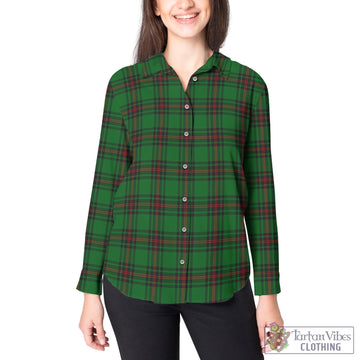 Kinloch Tartan Women's Casual Shirt - Tartan Vibes Clothing