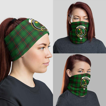 Kinloch Tartan Neck Gaiters, Tartan Bandanas, Tartan Head Band with Family Crest - Tartan Vibes Clothing