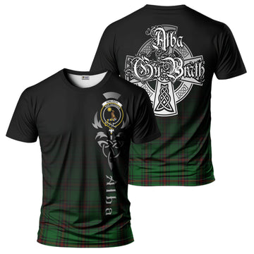 Kinloch Tartan T-Shirt Featuring Alba Gu Brath Family Crest Celtic Inspired - Tartan Vibes Clothing