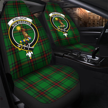 Kinloch Tartan Car Seat Cover with Family Crest