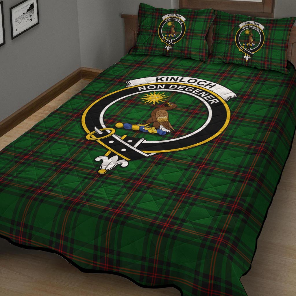 Kinloch Tartan Quilt Bed Set with Family Crest - Tartan Vibes Clothing