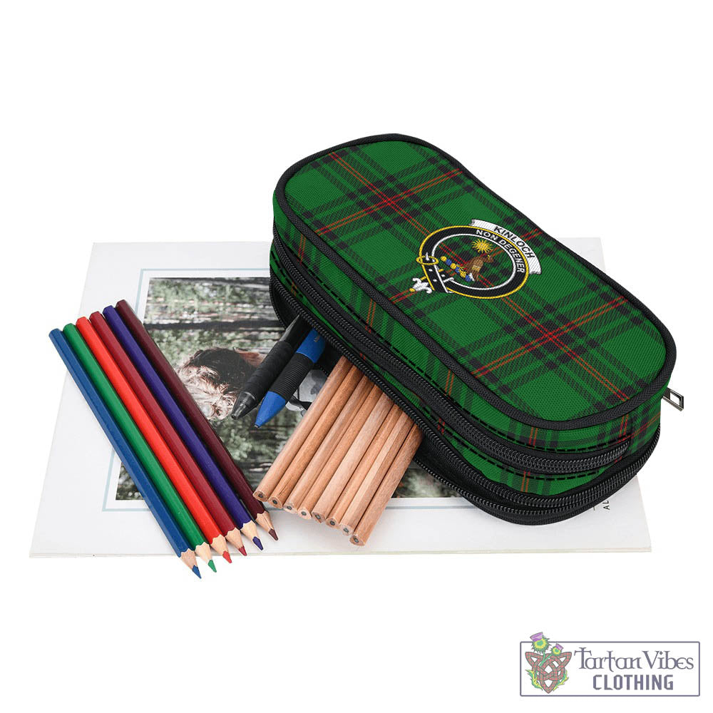 Kinloch Tartan Pen and Pencil Case with Family Crest - Tartan Vibes Clothing