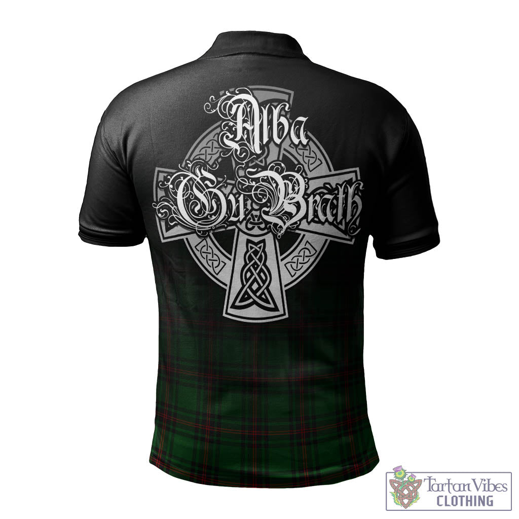 Tartan Vibes Clothing Kinloch Tartan Polo Shirt Featuring Alba Gu Brath Family Crest Celtic Inspired