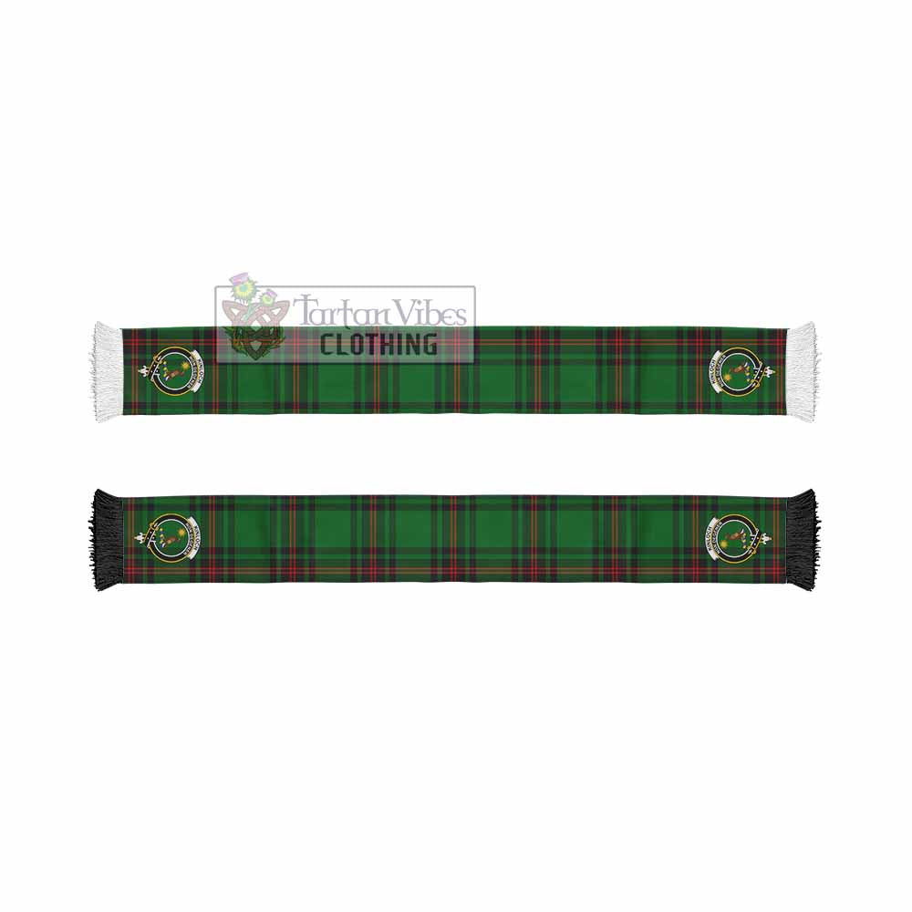 Kinloch Tartan Ruffneck Scarf with Family Crest - Tartan Vibes Clothing