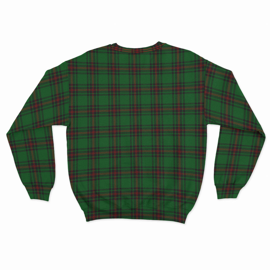 Kinloch Tartan Sweatshirt with Family Crest - Tartan Vibes Clothing
