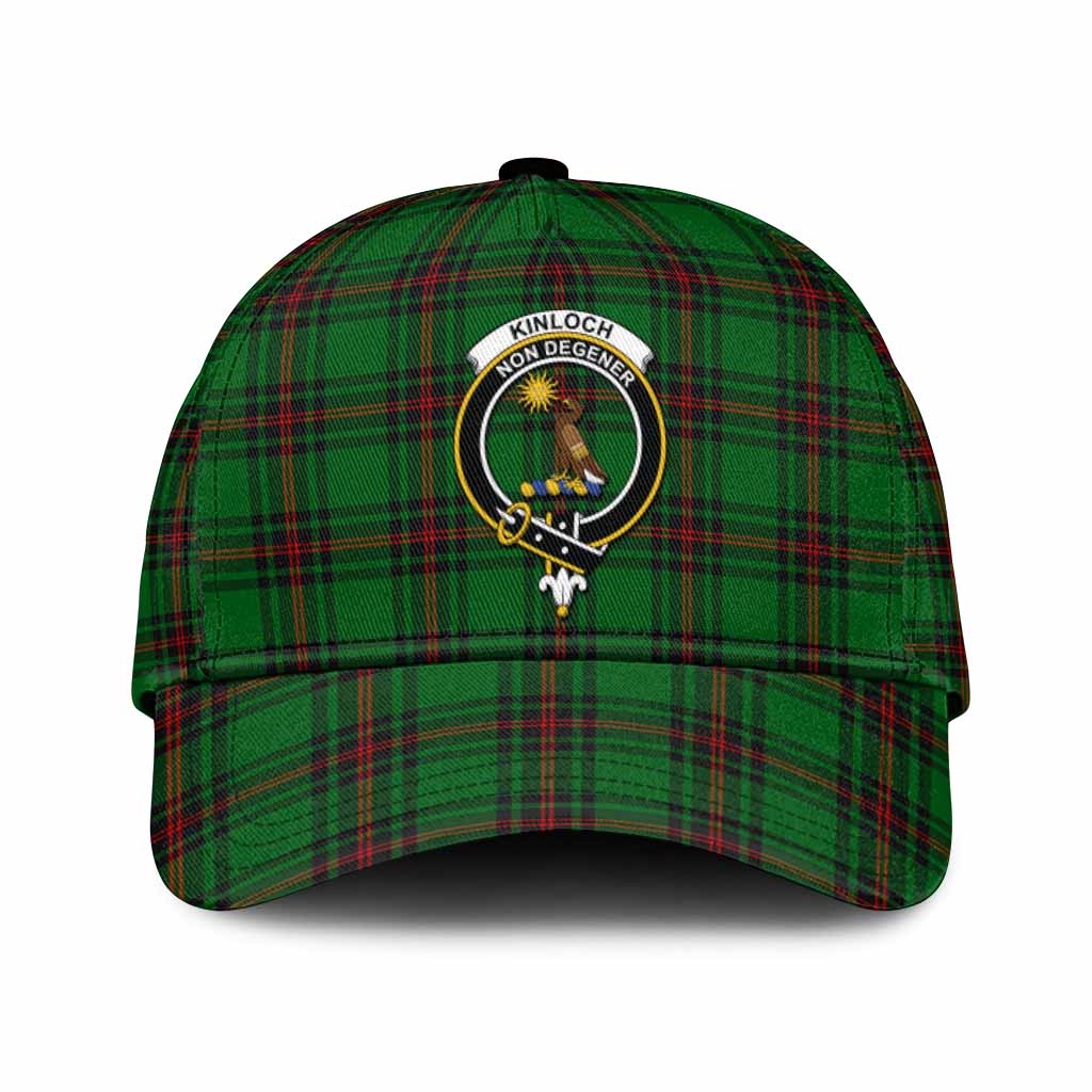 Kinloch Tartan Classic Cap with Family Crest