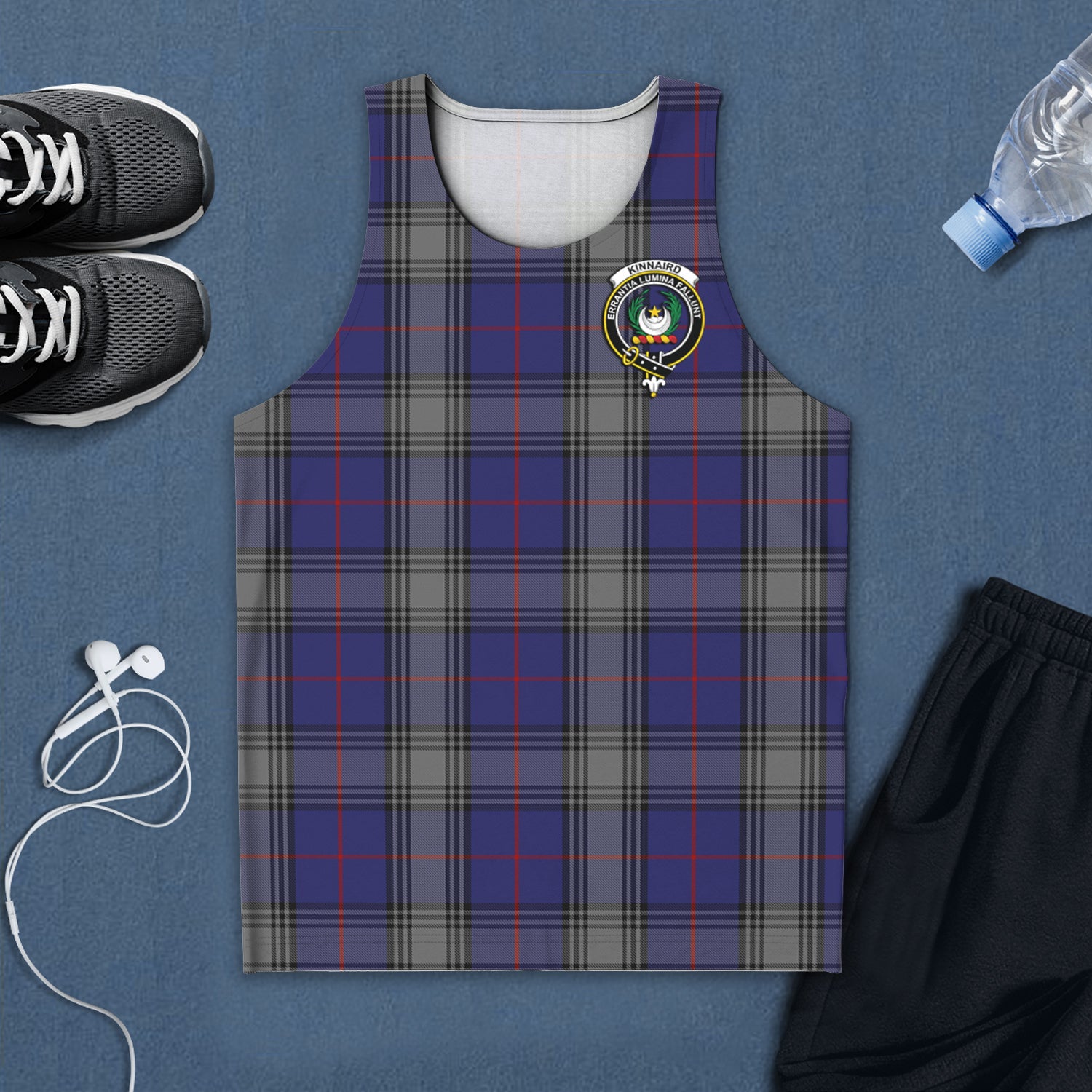 kinnaird-tartan-mens-tank-top-with-family-crest