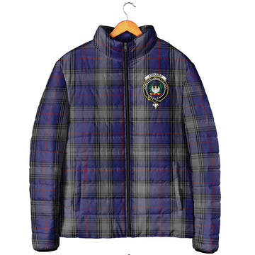 Kinnaird Tartan Padded Jacket with Family Crest
