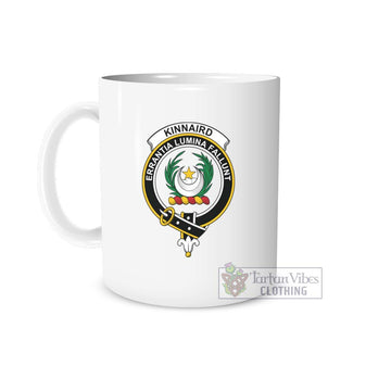 Kinnaird Family Crest Ceramic Mug One Size 11oz size - 2D-tartanvibesclothing