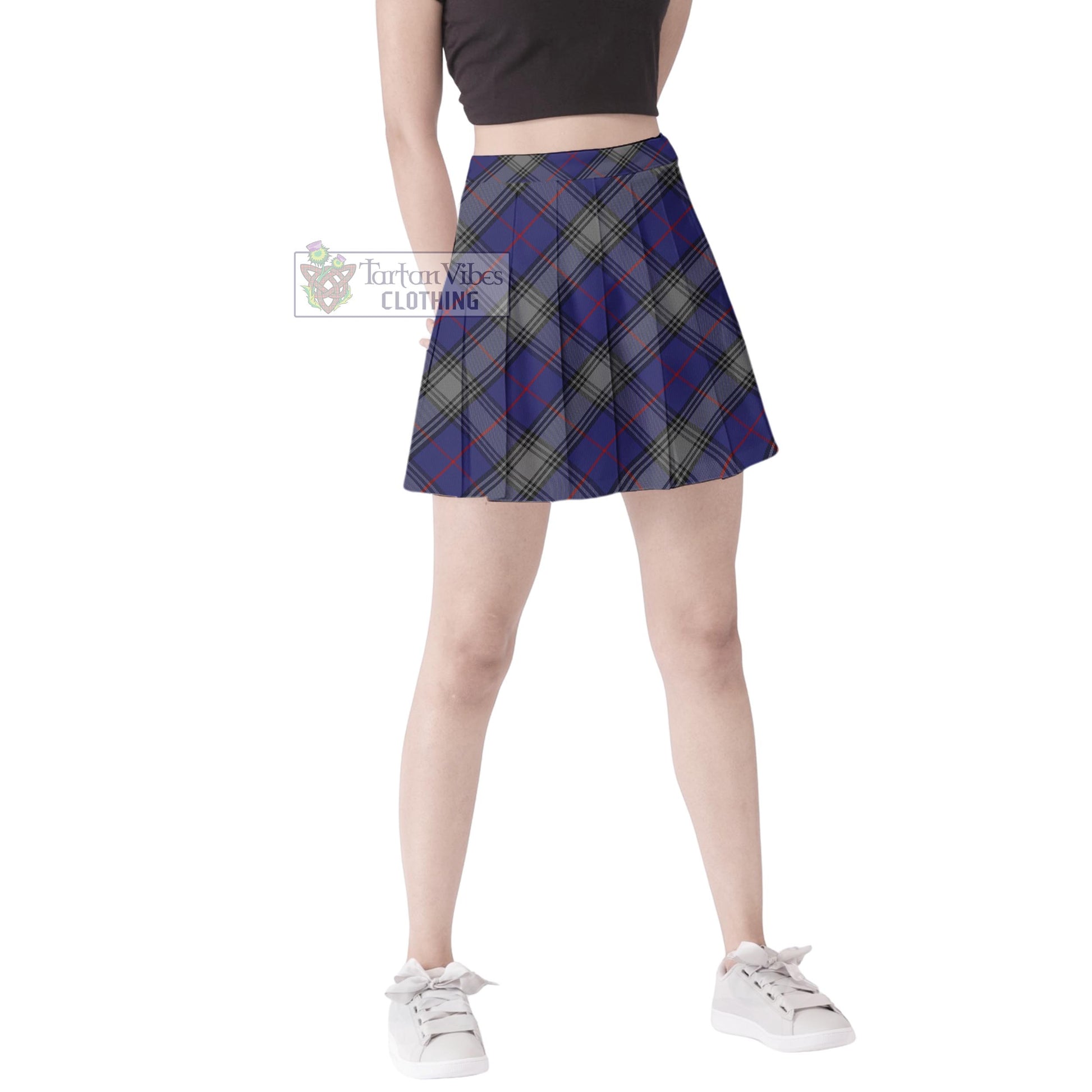 Tartan Vibes Clothing Kinnaird Tartan Women's Plated Mini Skirt