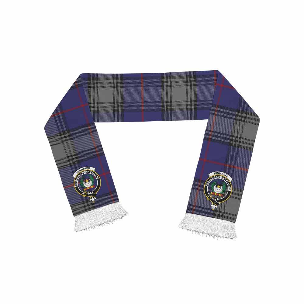 Tartan Vibes Clothing Kinnaird Tartan Ruffneck Scarf with Family Crest