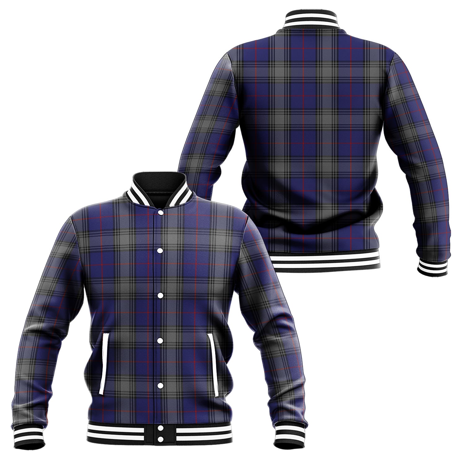 Kinnaird Tartan Baseball Jacket Unisex - Tartan Vibes Clothing