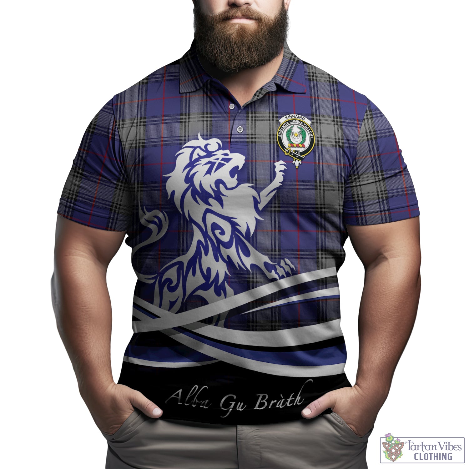 kinnaird-tartan-polo-shirt-with-alba-gu-brath-regal-lion-emblem