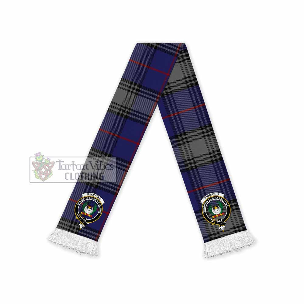 Tartan Vibes Clothing Kinnaird Tartan Ruffneck Scarf with Family Crest