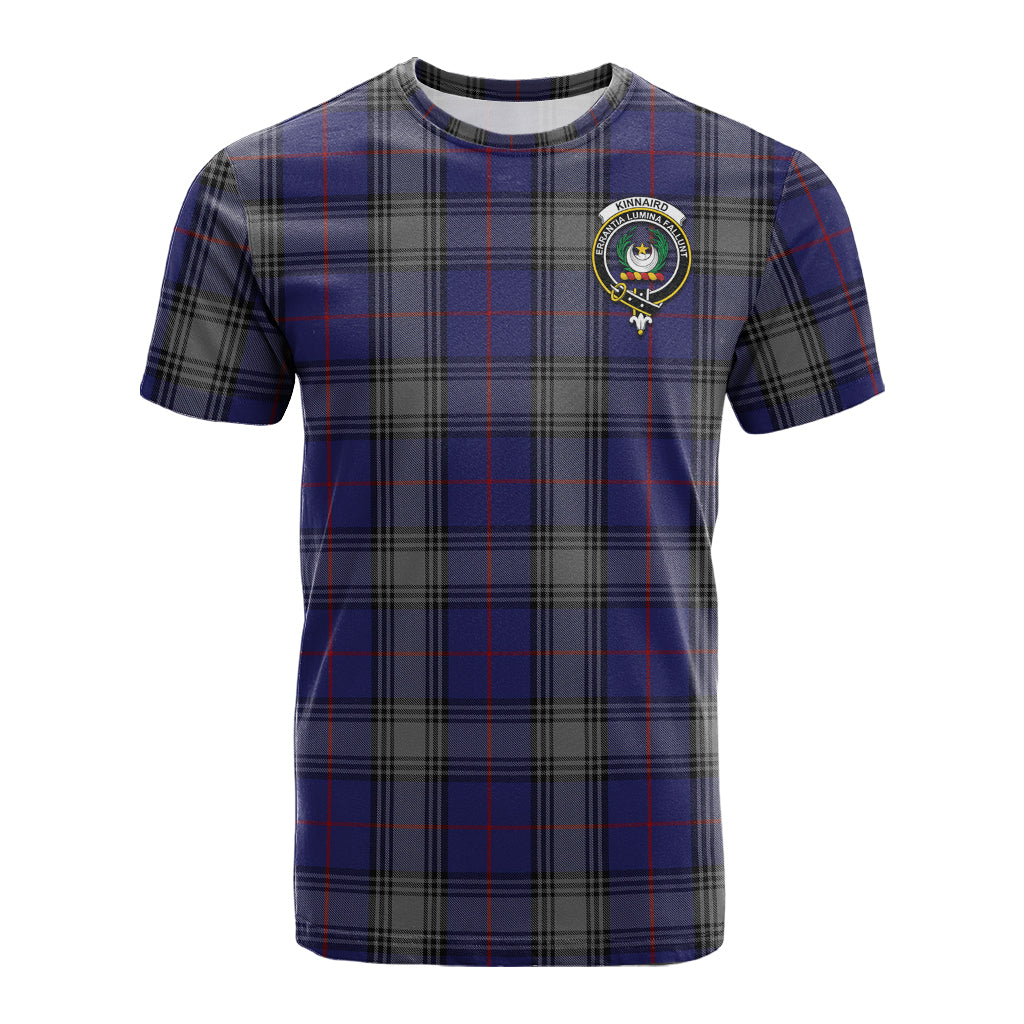 Kinnaird Tartan T-Shirt with Family Crest - Tartan Vibes Clothing