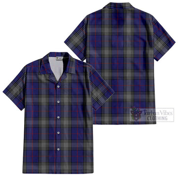 Kinnaird Tartan Cotton Hawaiian Shirt Kid - Tartanvibesclothing Shop