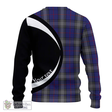 Kinnaird Tartan Ugly Sweater with Family Crest Circle Style - Tartan Vibes Clothing