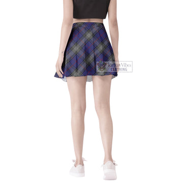 Kinnaird Tartan Women's Plated Mini Skirt