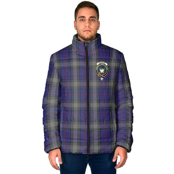 Kinnaird Tartan Padded Jacket with Family Crest