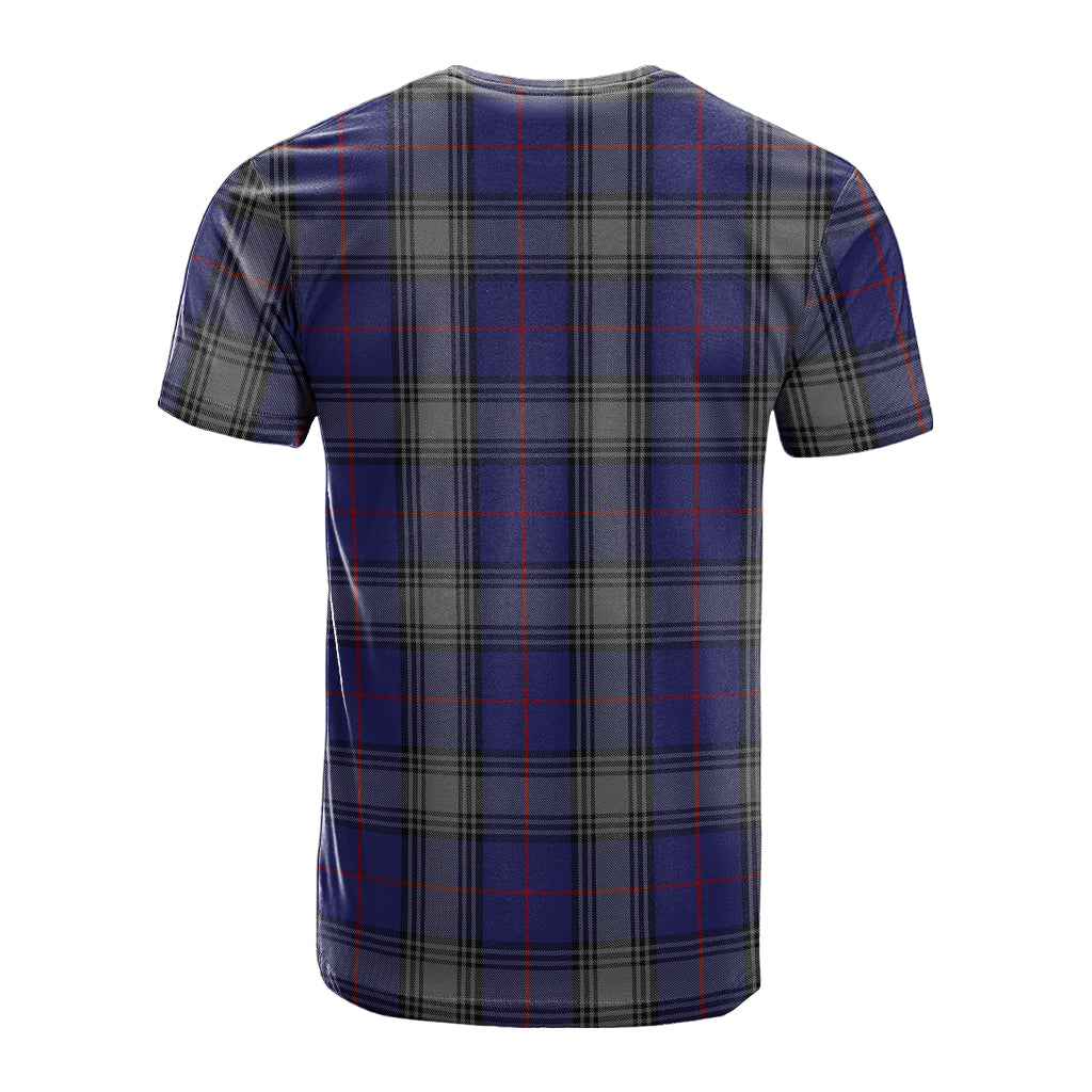 Kinnaird Tartan T-Shirt with Family Crest - Tartan Vibes Clothing