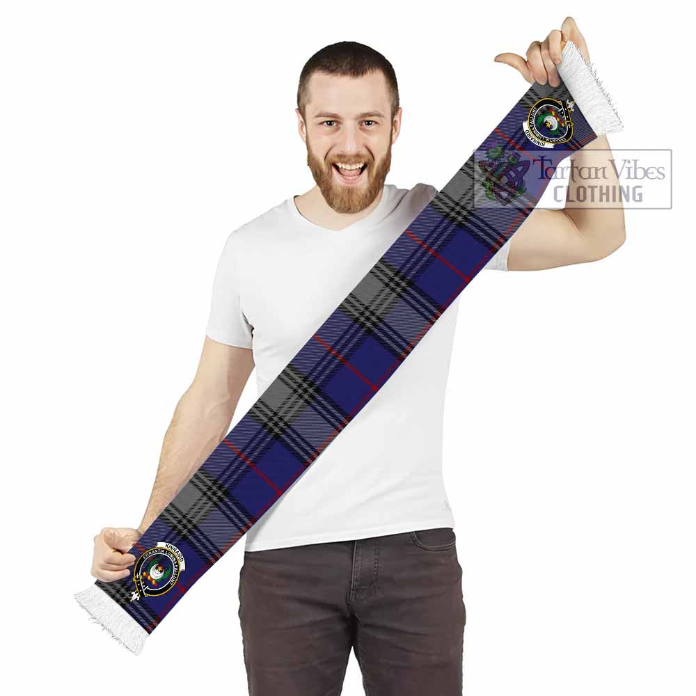 Tartan Vibes Clothing Kinnaird Tartan Ruffneck Scarf with Family Crest