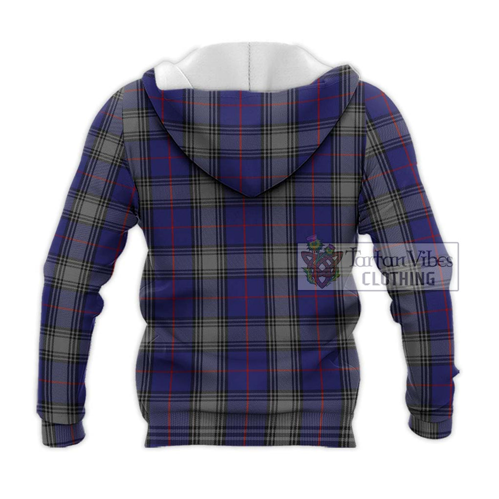 Kinnaird Tartan Knitted Hoodie with Family Crest DNA In Me Style - Tartanvibesclothing Shop