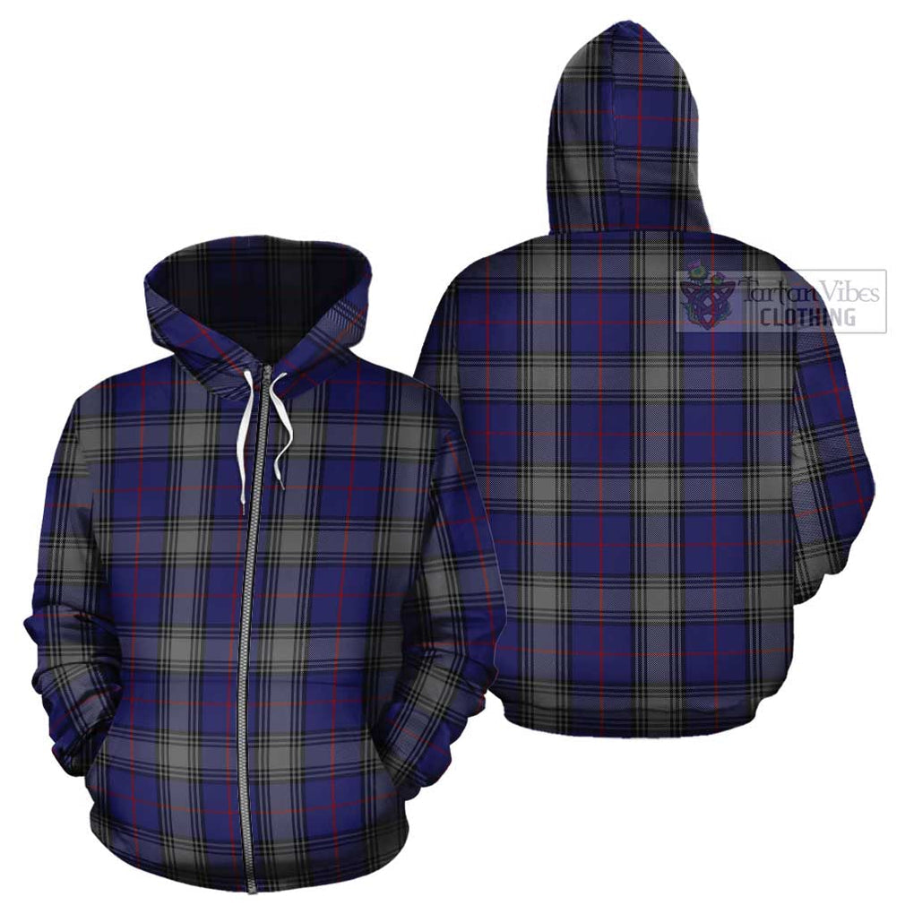 Kinnaird Tartan Cotton Hoodie Zip Hoodie - Tartan Vibes Clothing