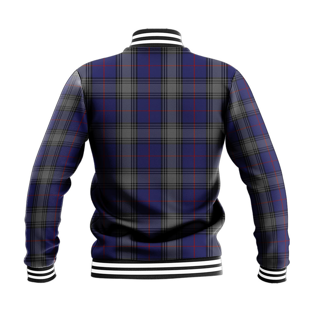 Kinnaird Tartan Baseball Jacket with Family Crest - Tartan Vibes Clothing