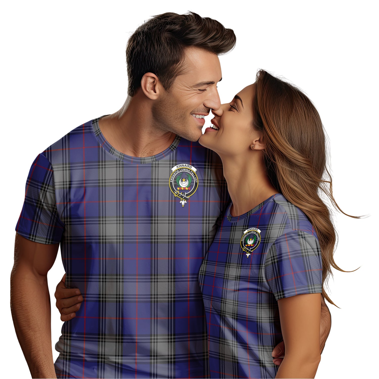 Kinnaird Tartan T-Shirt with Family Crest - Tartan Vibes Clothing