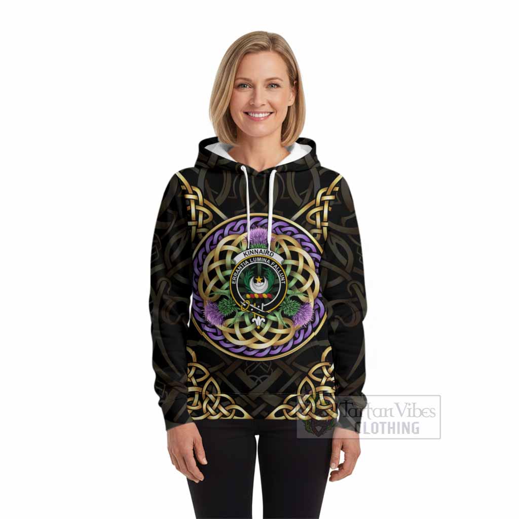 Kinnaird Clan Crest Hoodie Celtic Scottish Thistle