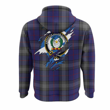 Kinnaird Clan Crest In Me Tartan Hoodie Scotland Flag Style