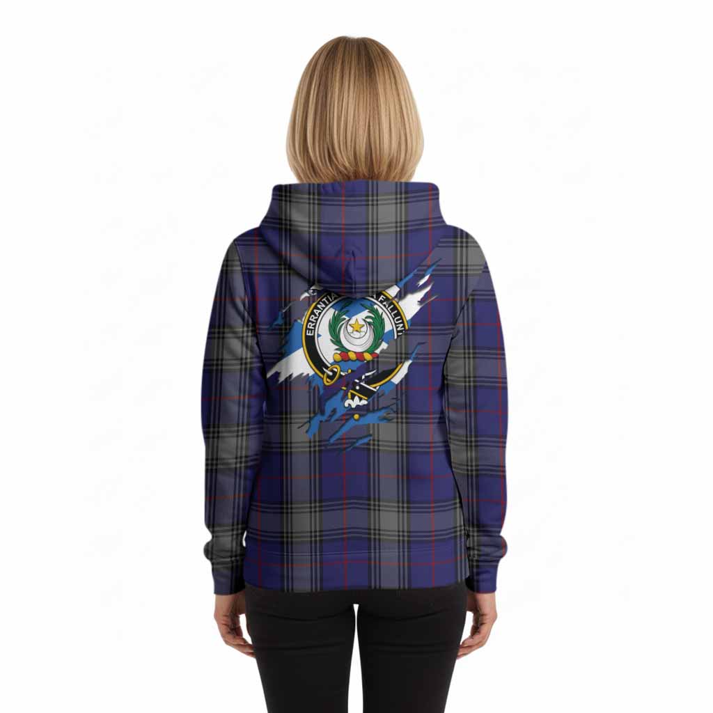 Kinnaird Clan Crest In Me Tartan Hoodie Scotland Flag Style