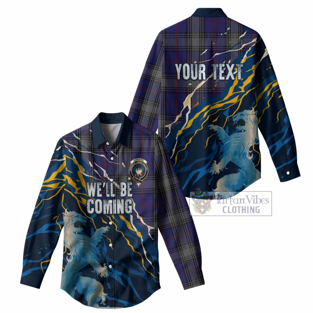 Kinnaird Scotland Tartan Women Casual Shirt WC2026 Football - We'll Be Coming